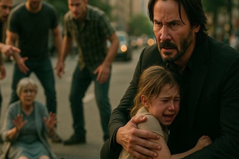 Little Girl Ran to Keanu Reeves Crying, “They’re Beating My Grandma!” — What He Did Shocked Everyone