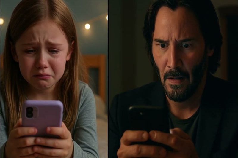Terrified Child Texted “He’ll Kill Us!” to the Wrong Phone — Keanu Reeves Response Was Too shocking