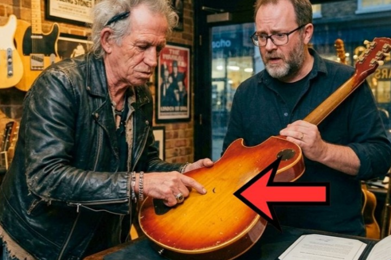 Shop Owner Told Homeless Guy He Can’t Afford £85,000 Guitar — Guy Was KEITH RICHARDS Buying His Own