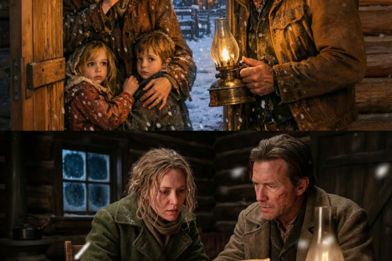 She Knocked on His Cabin at 2 AM — ‘Please Don’t Light the Lantern, They’ll See Us
