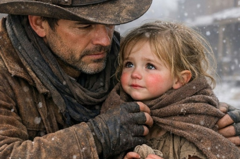 She Was Left in the Cold Until a cowboy Gave His Coat and His words