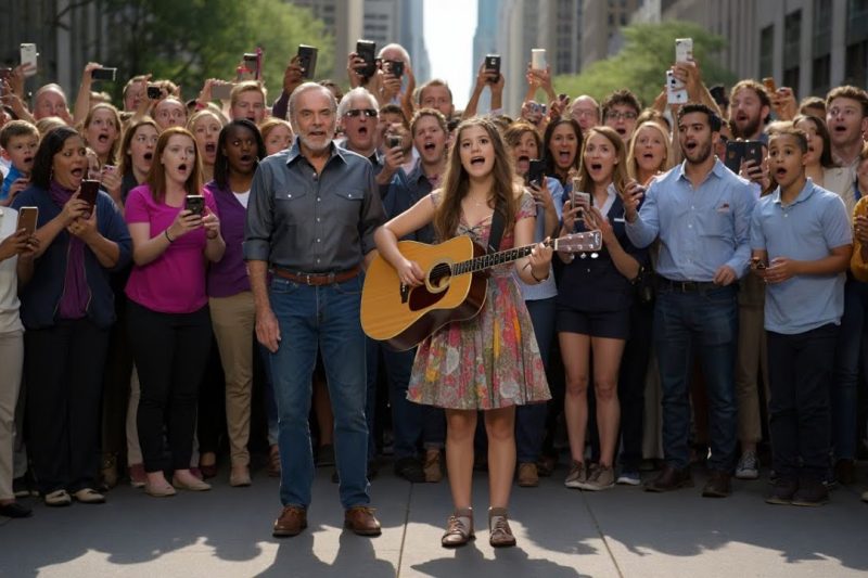 Neil Diamond stopped to watch a street performer—What he did when he took the mic changed her life