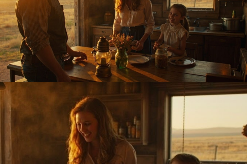 She Offers to Cook for One Night, The Cowboy’s Daughter Begs Her to Stay Forever
