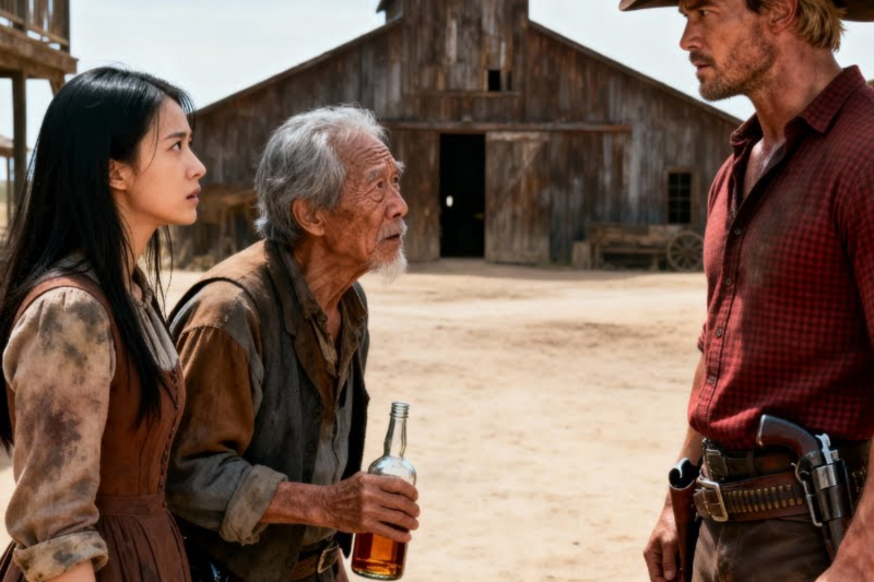 “She’s Deaf—Take Her!” Drunk Father Shouted, But Gunslinger Whispered, “I Know You Can Hear…”