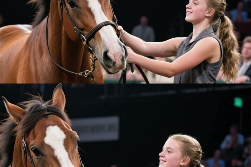 Untamable Horse Is Sold at Auction, But What the Girl Did Left Everyone in Total Shock…