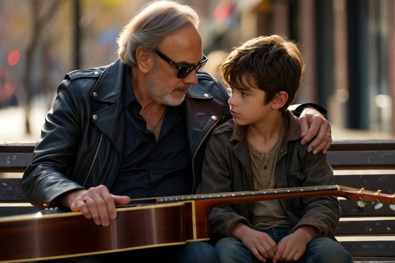 An orphaned boy was playing “Cracklin’ Rosie” in the street when, suddenly, Neil D… appeared