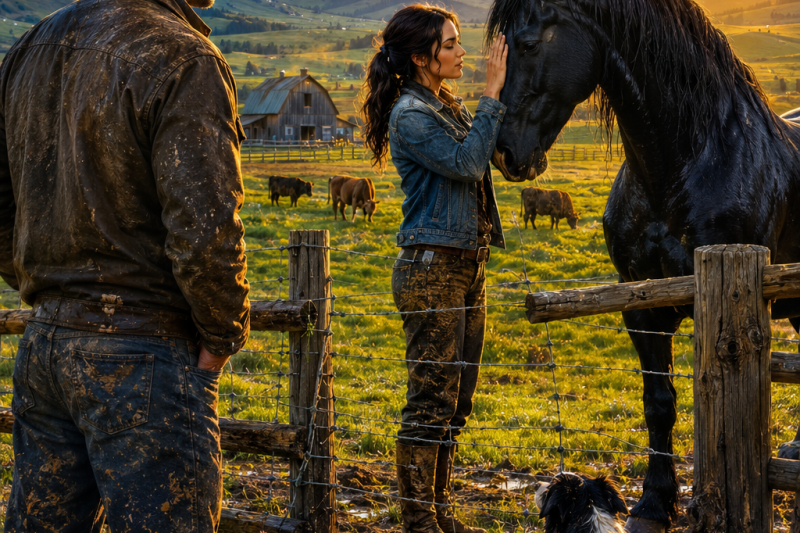 She Fixed His Fence, Calmed His Horse, and Vanished — The Rancher Searched for Months