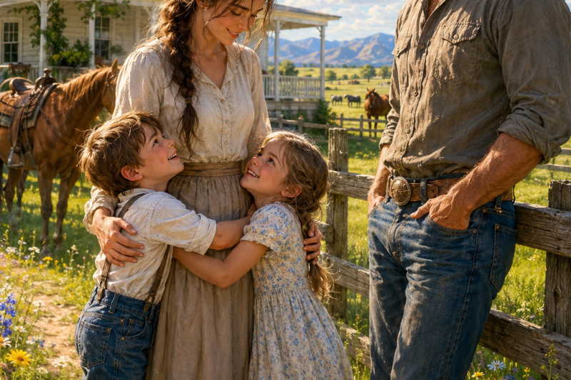 An 18-Year-Old Girl Was Sold to a Lonely Rancher — But His Twin Kids Loved Her Before He Did