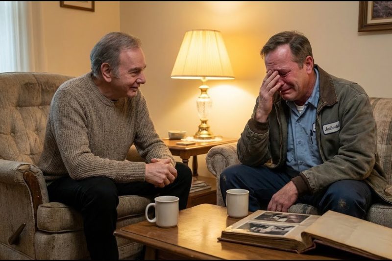 Neil Diamond made his janitor cry when he saw Neil Diamond followed him home to help