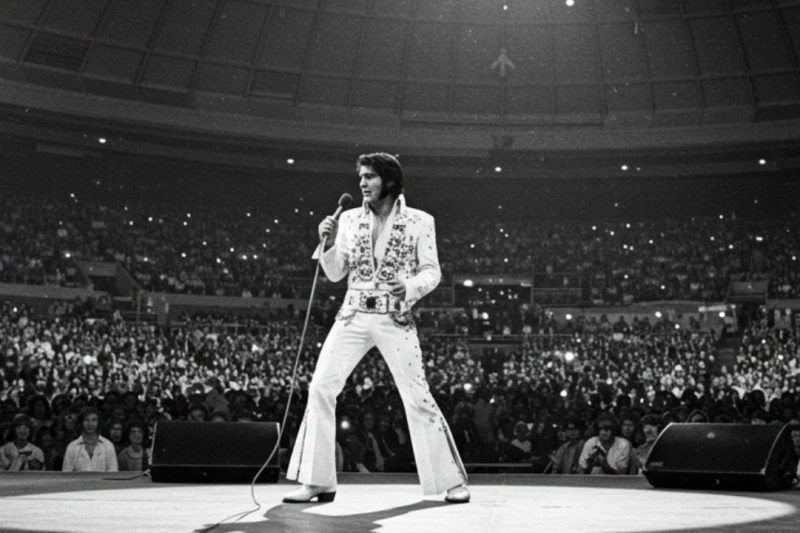 Elvis FROZE on stage for 10 minutes — 50,000 fans did something INCREDIBLE