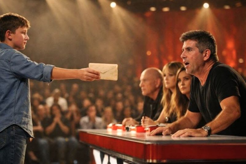 Simon Cowell STOPS Everything When A Boy Brings Proof His Father Was Right