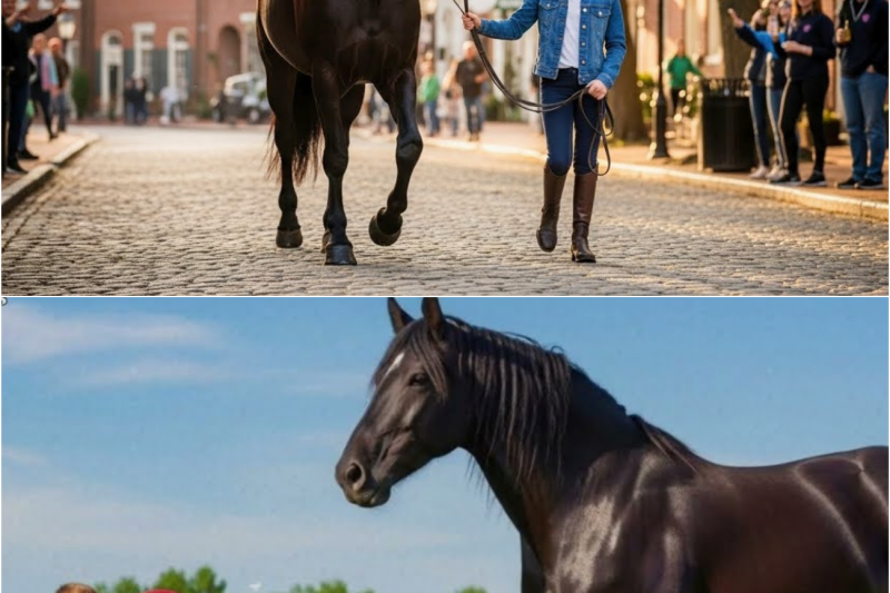 Little Girl Walks Her Horse Every Morning… Until People Discover Her Shocking Secret!