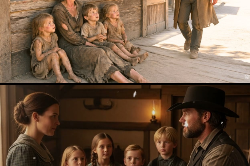A Widowed With 3 Children Had Nothing to Eat—Until the Rancher Gave Up His Own Plate