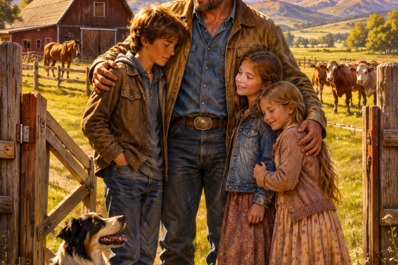 All Three of You… Get In,” Said the Rancher — He Never Expected Them to Become His Family