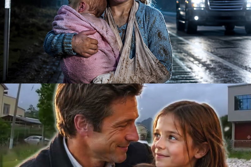 Little Girl With a Broken Arm Carried Her Baby Sister on the Highway—Until a Millionaire Saw Them