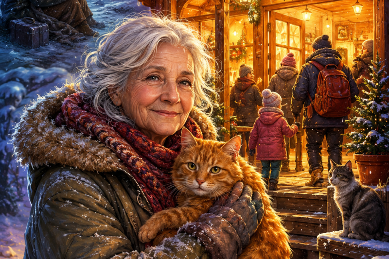 At Seventy, They Threw Her Into the Snow with Her Cat — So She Built a Shelter No Winter Could Break