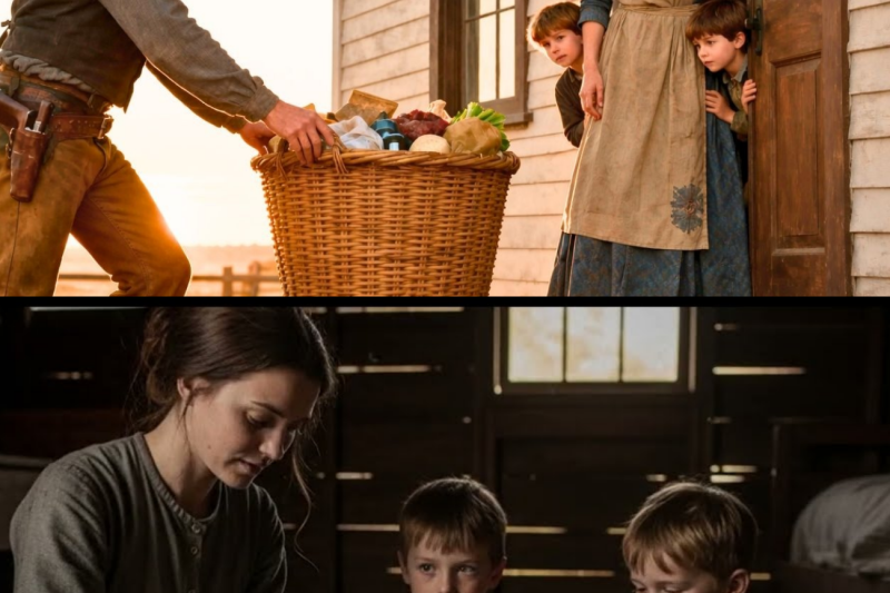 He Saw Her Quietly Feeding Scraps to Her Children — The Rancher Returned With a Full Basket