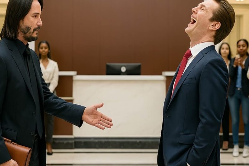 He Refused to Shake Keanu Reeves’s Hand — Seconds Later, His $5B Empire Collapsed.