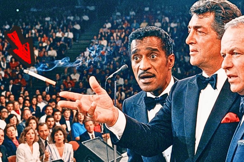 Dean Martin threw a cigarette: Frank froze, Sammy saw his face and understood everything