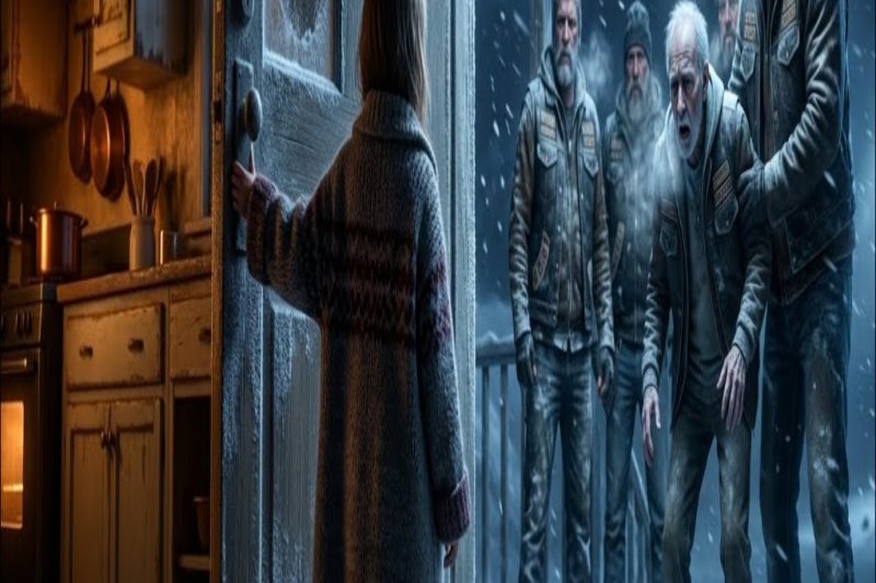 Orphan Little Girl Opens Her Door to Bikers in a Blizzard —What Happened by Morning Shocked Everyone