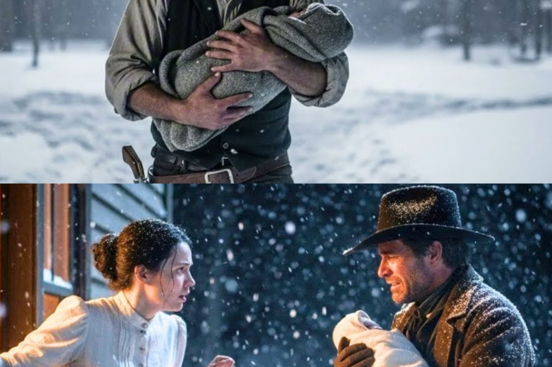 A Desperate Rancher Begged for Milk — The Widow’s Choice That Night Saved a Newborn Life