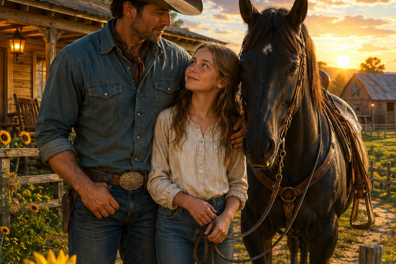 The Cowboy Who Had Lost All Hope… Until a Girl Appeared