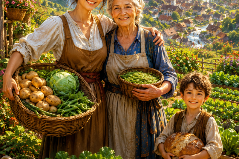 Accused of Stealing Bread — Widow and Her Mother Built a Hidden Mountain Farm That Fed Whole Town