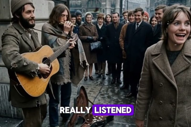 Paul and John Played as Homeless Buskers—Woman Spotted Them and Result SHOCKED All