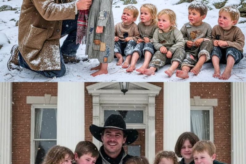 A Cowboy Found Them Starving in a Blizzard — The Oldest Girl’s Final Words Broke Him
