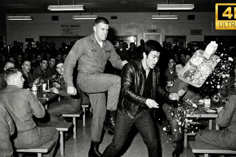 The colonel shoved Bruce Lee in the military canteen – nobody knew he was Bruce Lee