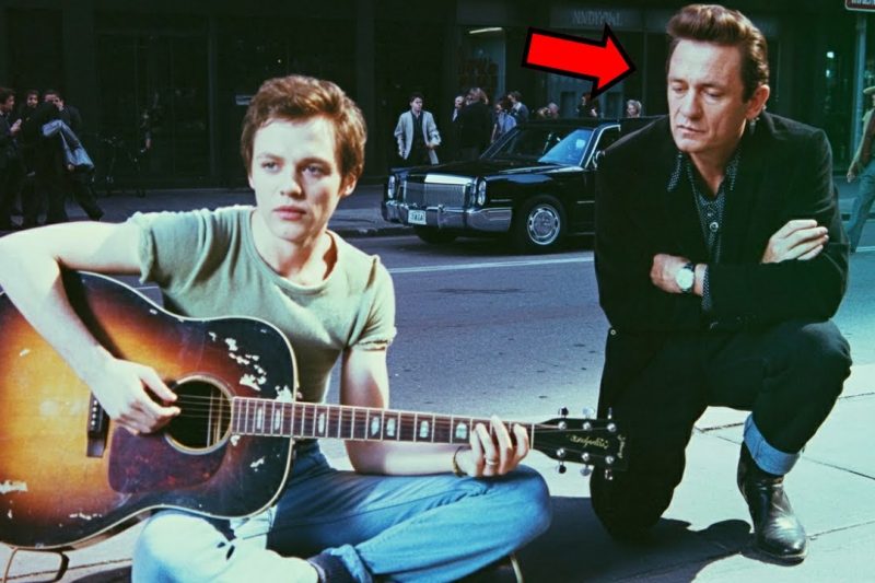 Broke Teen Was Playing “I Walk the Line” on the Street When Suddenly Johnny Cash Showed Up