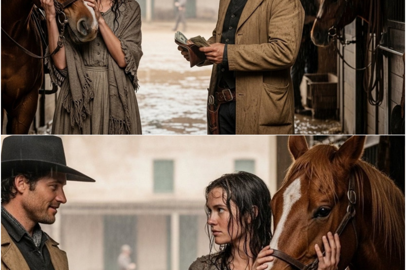She Was Too Poor To Keep Her Horse, The Cowboy Bought It And Said “Now We Both Belong To You”