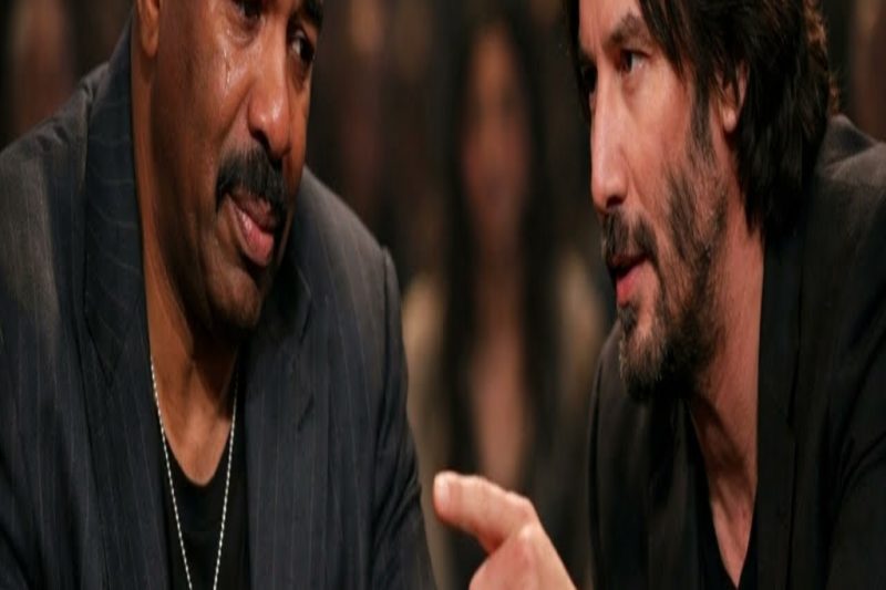 Steve Harvey Breaks Down After Keanu Reeves’ Emotional Message