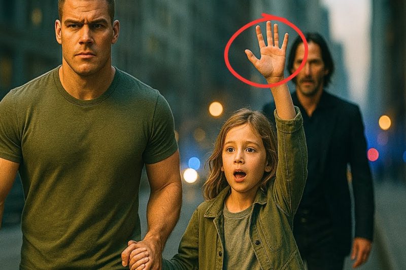 Little Girl Gave A Rescue Signal To Keanu Reeves — What He Did Next Is Insane
