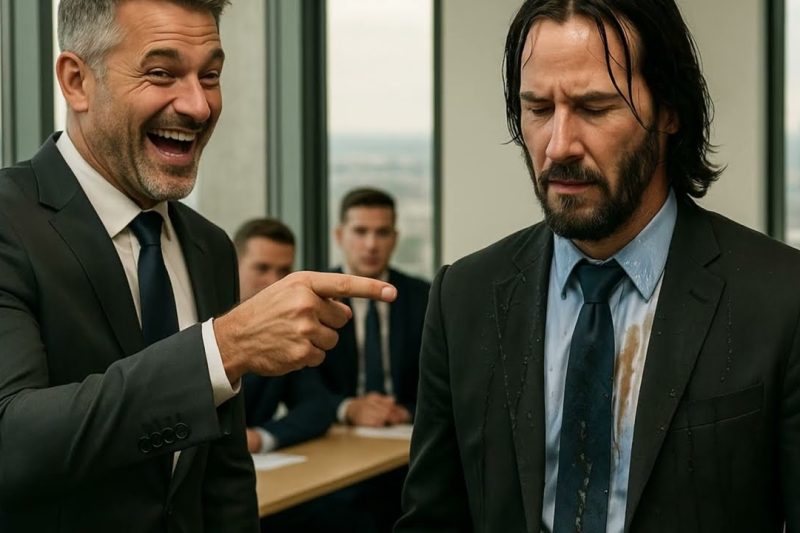 He Poured Coffee On Keanu Reeves The “Intern” — Not Knowing Keanu Owned The Entire Company