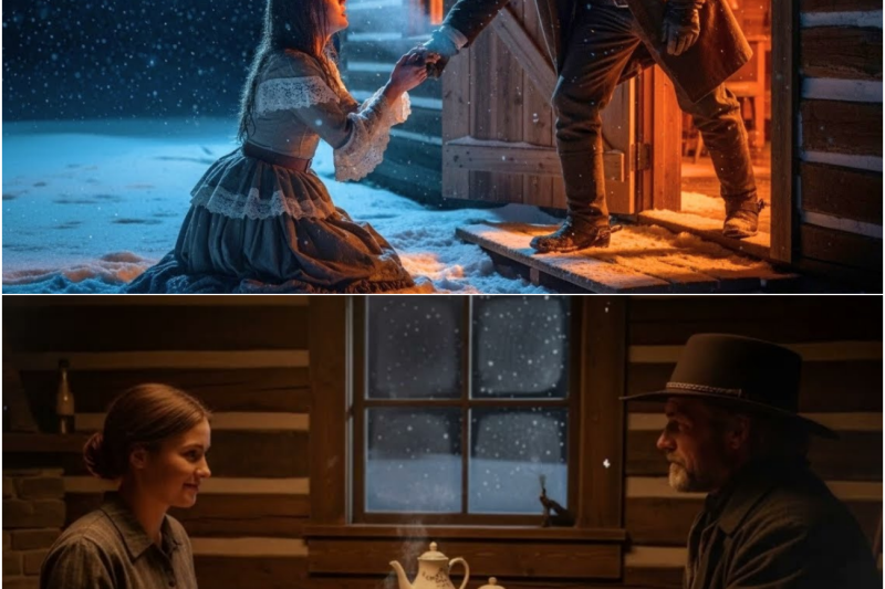Lone Rancher Found His Neighbor’s Abandoned Mail-Order Bride Freezing in a Blizzard And Give Her…