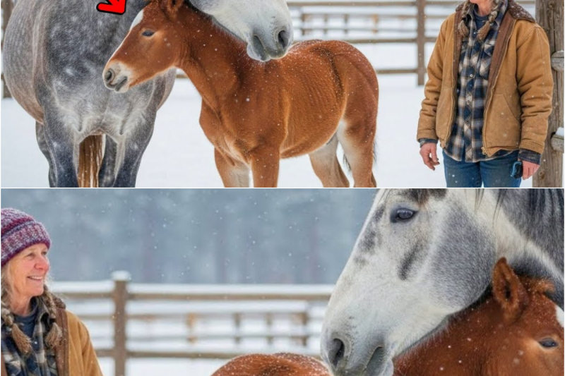 On Christmas Morning, A Horse Found a Foal in the Barn… The Note Said ‘Please Love Her.’