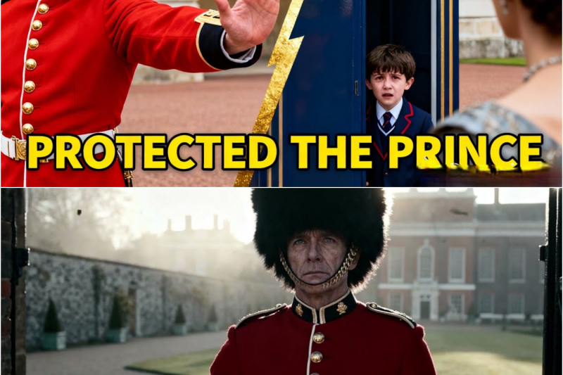 A guard chose duty over fear to protect Prince George—why did William stand with him👑⚔️| best story.