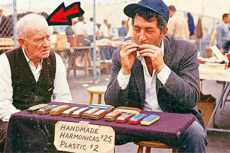 Nobody wanted his handmade harmonicas; then Dean Martin played one and everything changed.