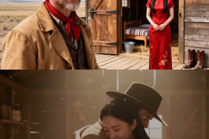 “Nobody Picked Me,” the Chinese Bride Trembled — Until a Shy Rancher Raised His Hand and Said “Mine”