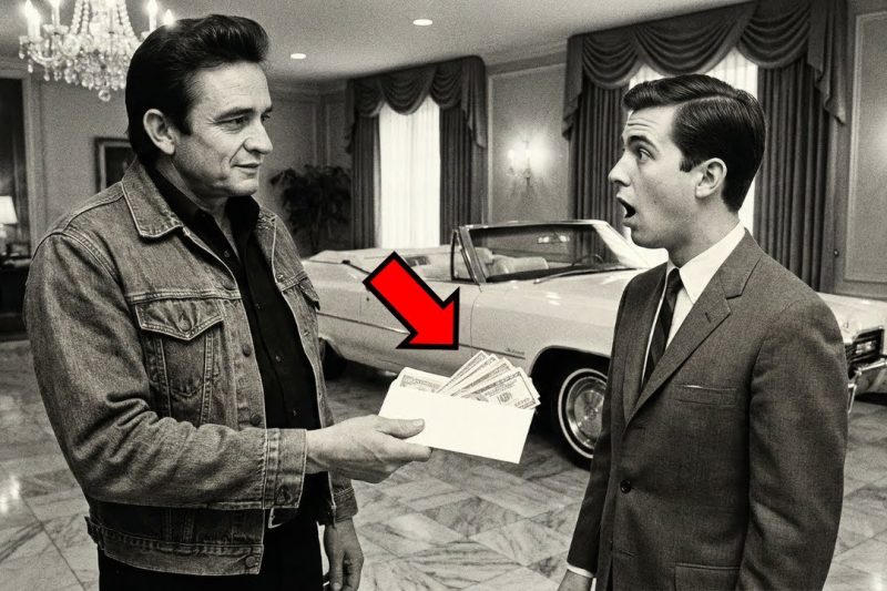 A salesman told Johnny Cash he couldn’t afford a Cadillac, so Cash pulled out 8,000…