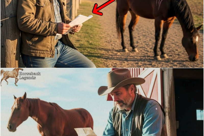 Rancher Woke to Find Mysterious Horse in His Barn… A Note on the Stall Door Explained Everything