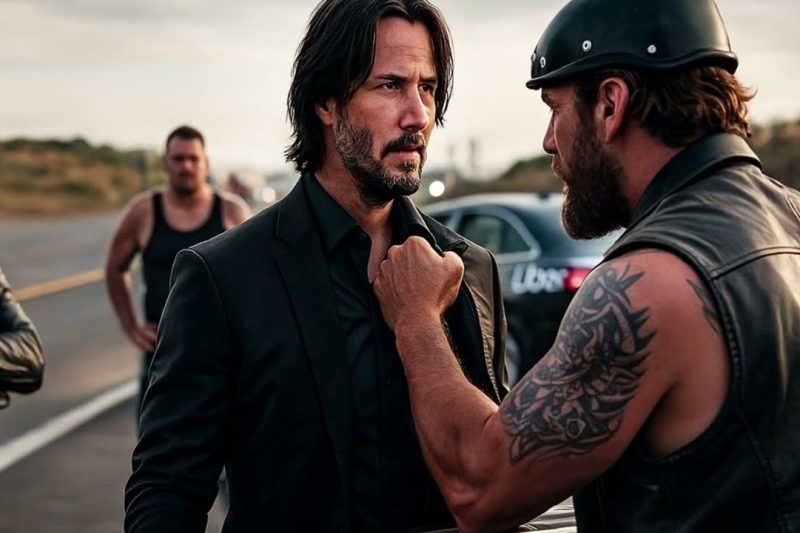 A Couple Of Bikers Mess With The Wrong Uber Driver – Not Knowing Keanu Reeves Is A Retired Navy Seal