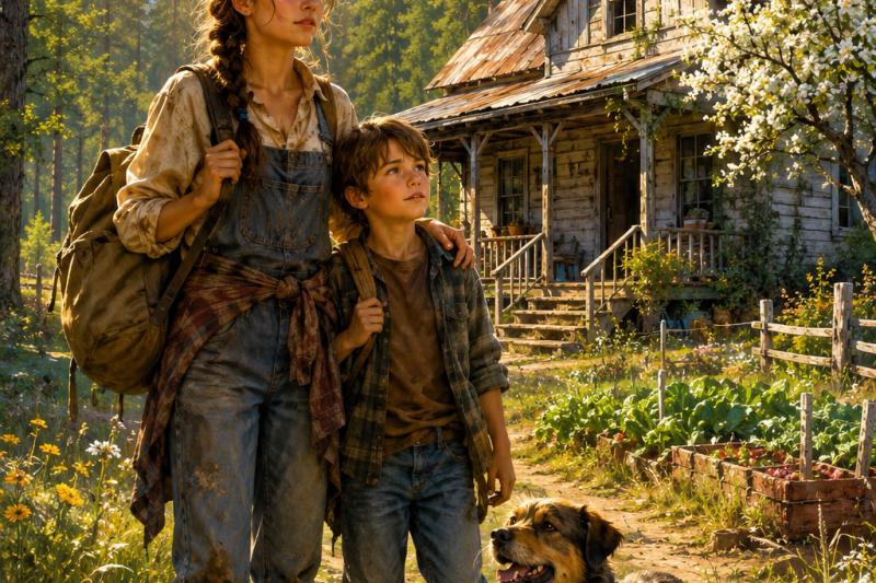 Kicked Out With Her Brother, She Found an Abandoned Farm Deep in the Pines — Then Everything Changed