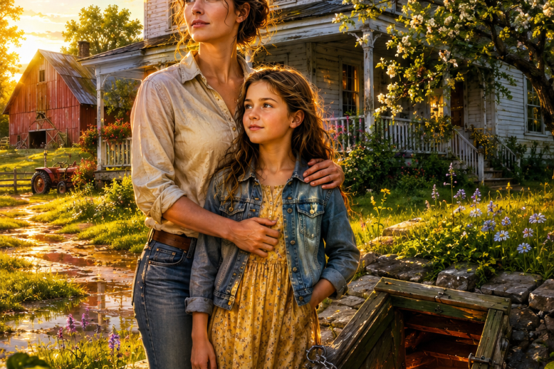 A Single Mom and Daughter Inherited a Farmhouse—The Locked Cellar Changed Everything