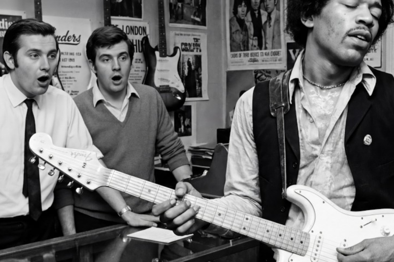 They Saw Only a Broke Kid — Then Jimi Hendrix Picked Up a $50 Guitar, That Day Changed Music Forever