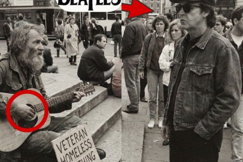 Paul McCartney Found Homeless Veteran Playing Beatles Song—What Paul Left Behind Changed His LIFE