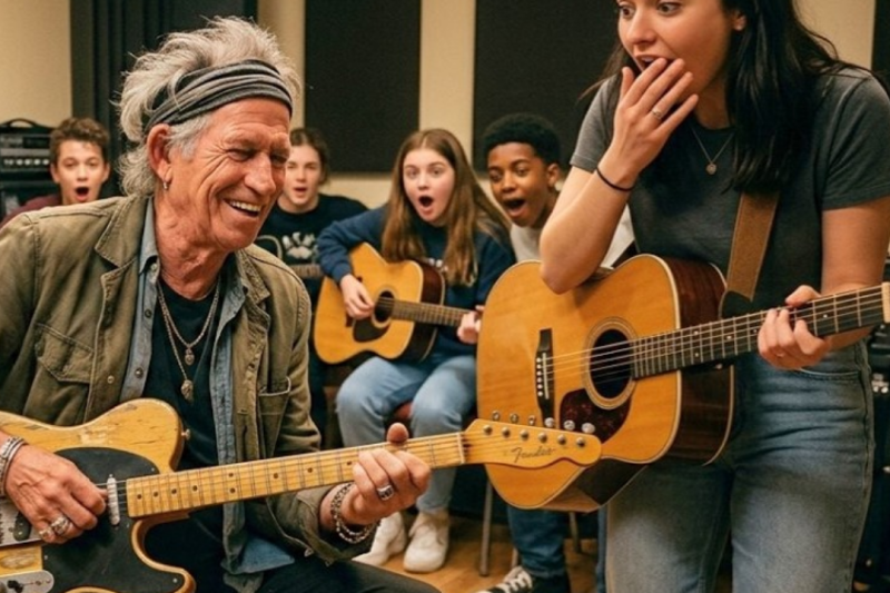 Show Us What You’ve Got, Mr. Richards’—Guitar Teacher Didn’t Know She Was Talking To KEITH RICHARDS