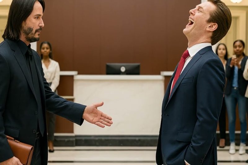 He Refused to Shake Keanu Reeves’s Hand — Seconds Later, His $5B Empire Collapsed.