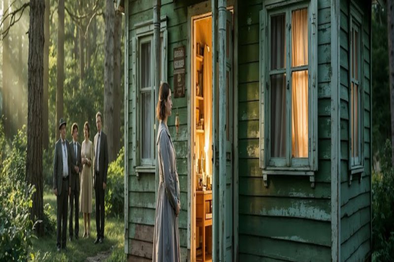 They Laughed at the Pregnant Woman Who Inherited Only a Tiny Cabin — Until She Opened the Door